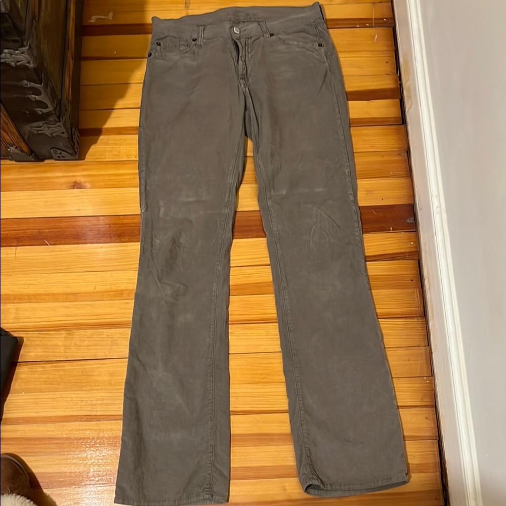7 for All Mankind CorduroyStraight-Leg Pants